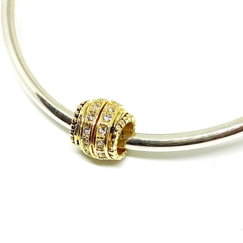 Pugster Gold Plated with Crystals Bracelet Charm - Fits Pandora